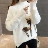 Korean Reindeer Ugly Christmas Sweater